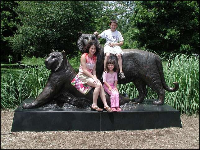 The 'formal' cousins portrait at the zoo