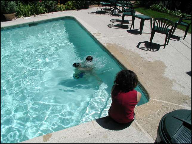 I can duck under the water with Craig