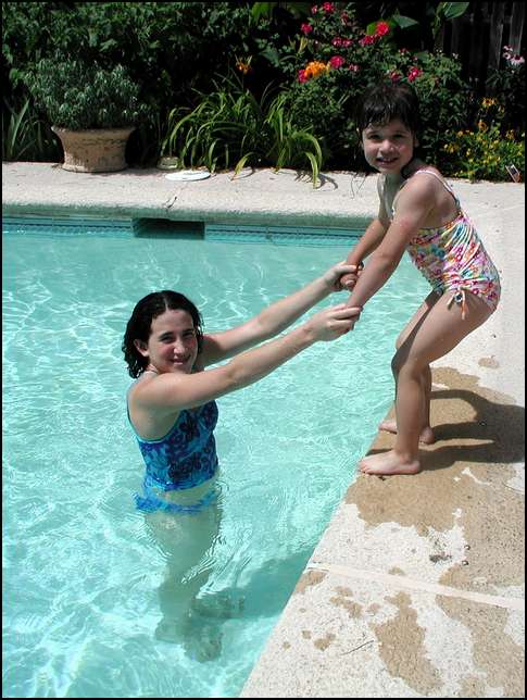 I'm going to jump into the pool