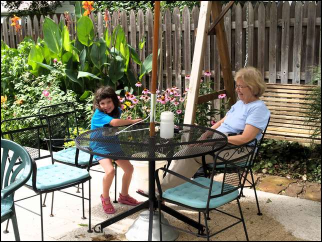 Grandma and Grandpa have a great yard