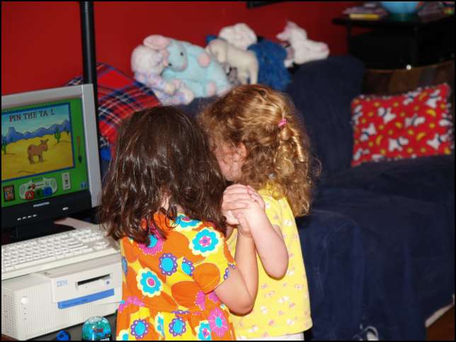 Time to play on the computer