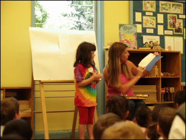 The monsters are trying to eat a fish, get the bed, when everything is gone