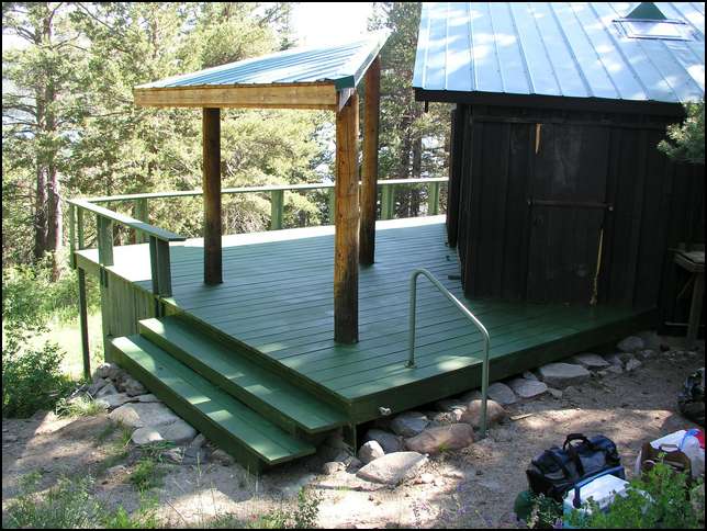 Blends in pretty well with the cabin