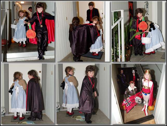 Trick or Treat -- Thomas was an airplane!