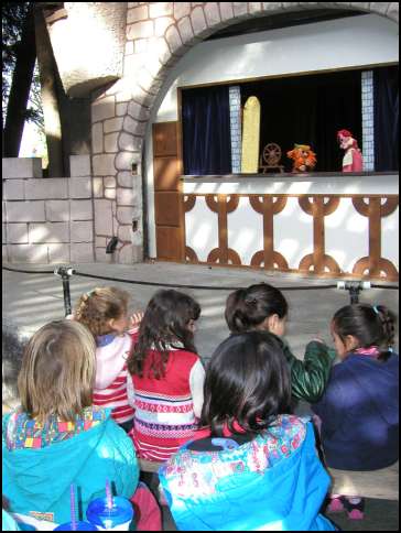 Oh boy, a puppet show!