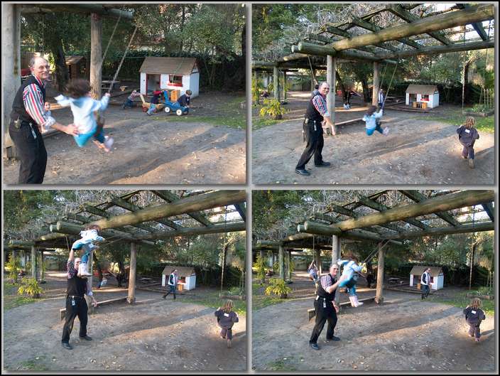 Swinging is lots of fun