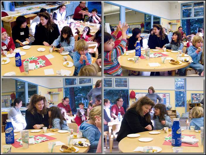 Everyone had a good time at Sydney's snack table