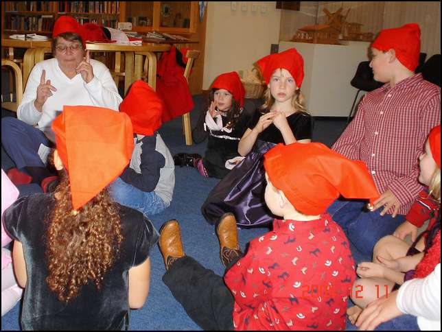 Singing Santa's song