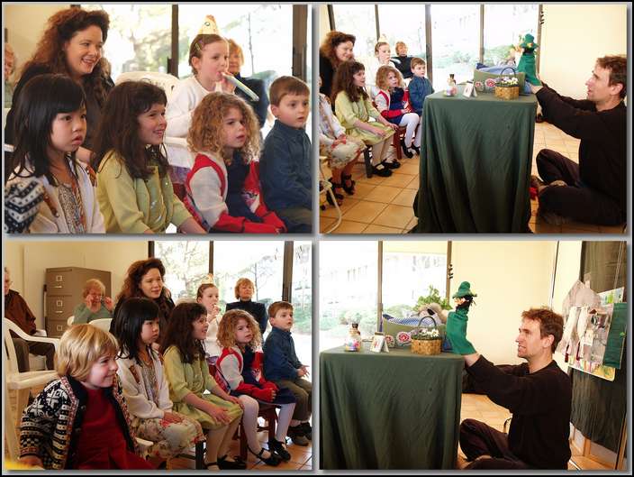 The woodsman will save little red riding hood and her grandma!!!!