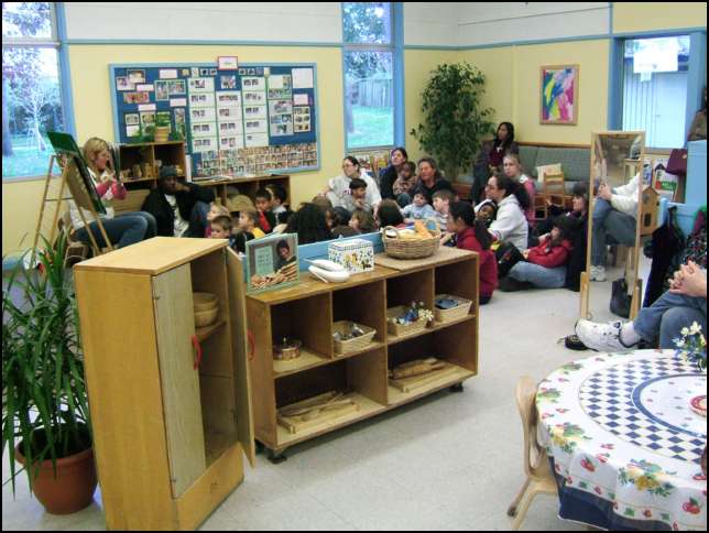 The afternoon ends with story time