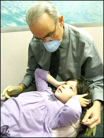 Time for Dr. Sam Samudio to look over my teeth