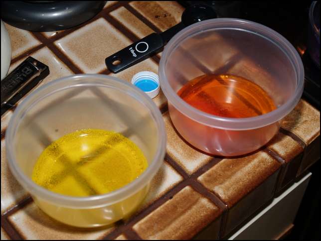 The dye is ready!
