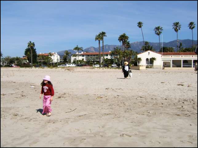 Boy, it's a long walk to the water