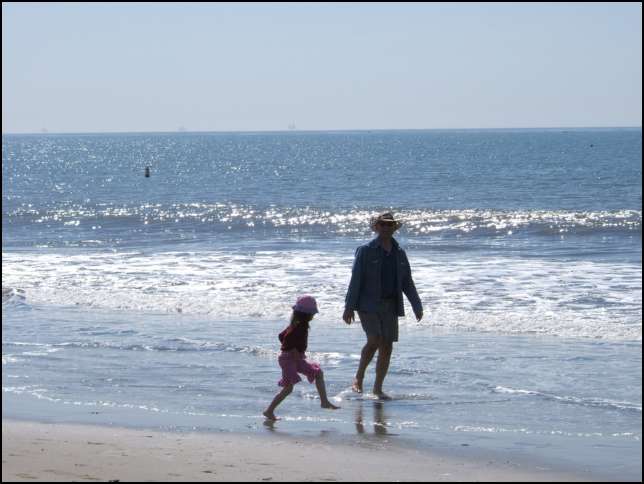 OK, time to run back into the water