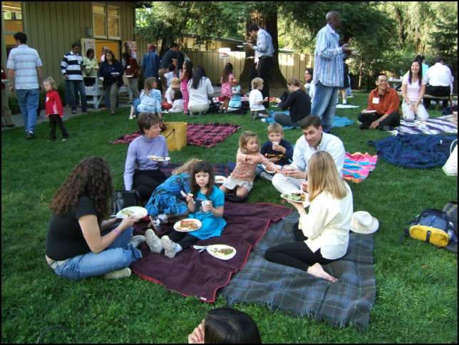 Eating with Ava Paula Gayle and others