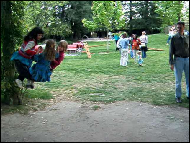Power swinging on the tire swing! -- MP4 Movie requires QuickTime