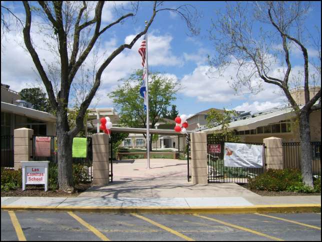 Entrance to Los Lomitas Elementary School