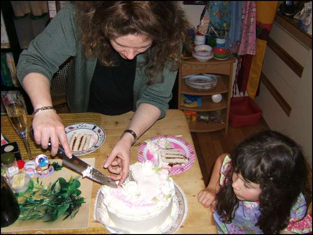 Now it's time to have a piece of cake!
