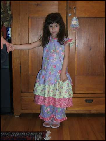 Sydney's special dress for the special day!