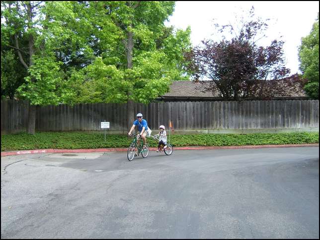 boy this bike has a big turning radius!