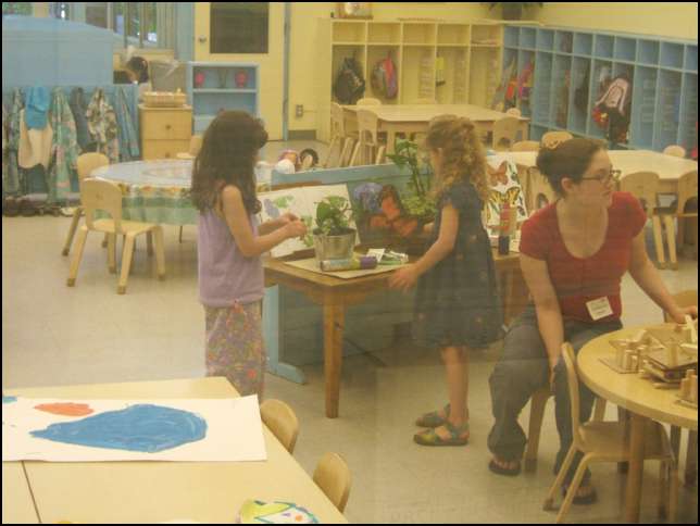 Observing Sydney and Ava through the one-way mirror