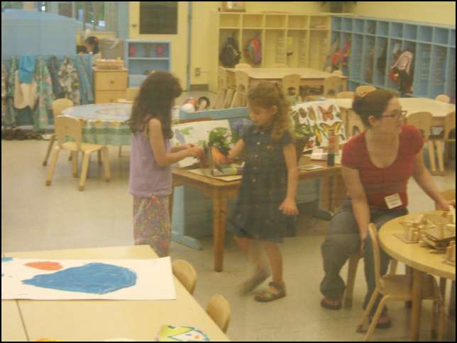 Observing Sydney and Ava through the one-way mirror