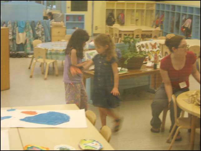 Observing Sydney and Ava through the one-way mirror