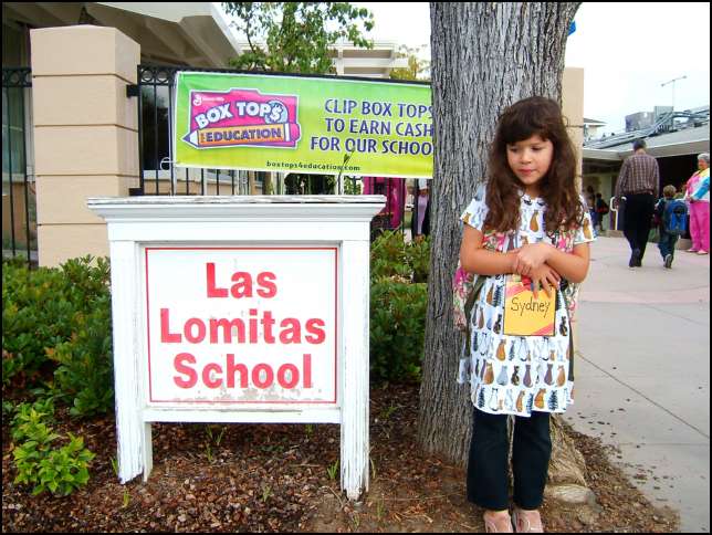 The big day at last -- Kindergarten at Los Lomitas School