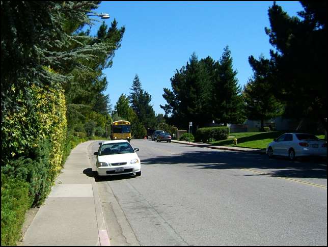Its the afternoon and here comes the bus!!!