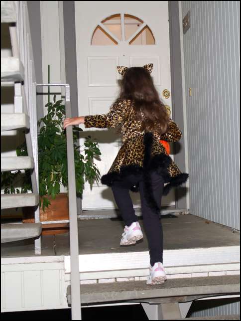 Going trick-or-treating around Sharon Glen Condos