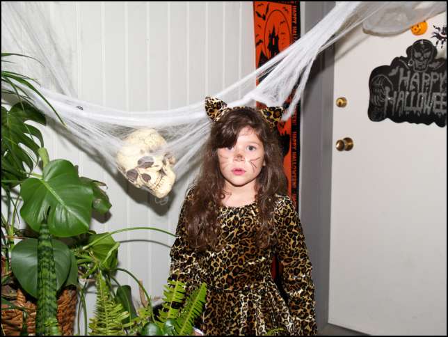 This is a scary door to trick-or-treat