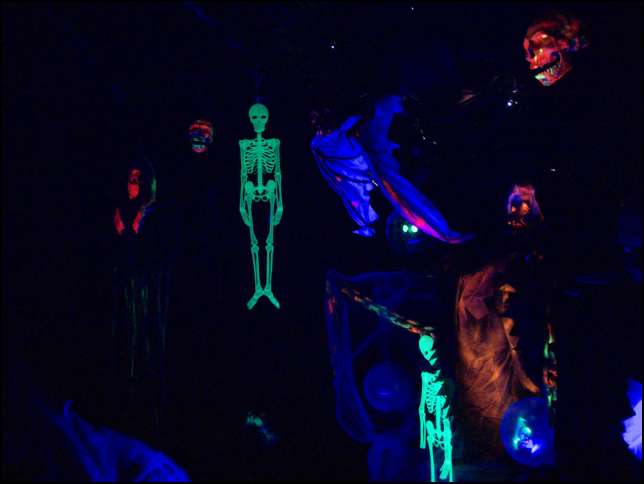 Into the haunted house!!!!